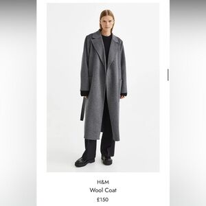 Women's Gray Long Coat